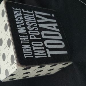 Primitives by Kathy "turn the impossible into possible today" polka-dot